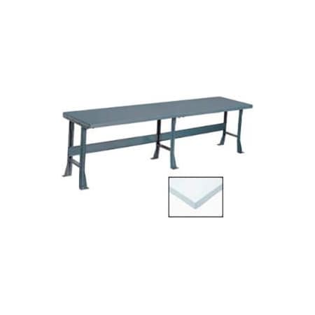 GLOBAL EQUIPMENT Production Workbench w/ Laminate Square Edge Top, 120"W x 36"D, Gray 500360